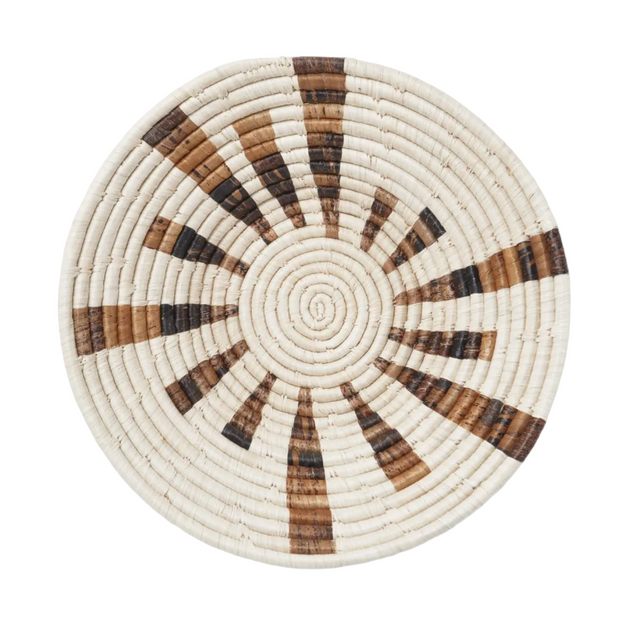 Warp Speed Basket ~ Banana Fiber