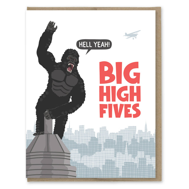KING KONG BIG HIGH FIVES CONGRATS CARD | CARDS