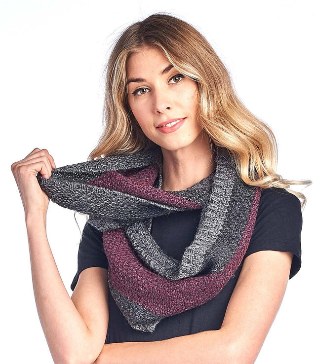 ALPACA SCARF - CARRERA - SANGRIA