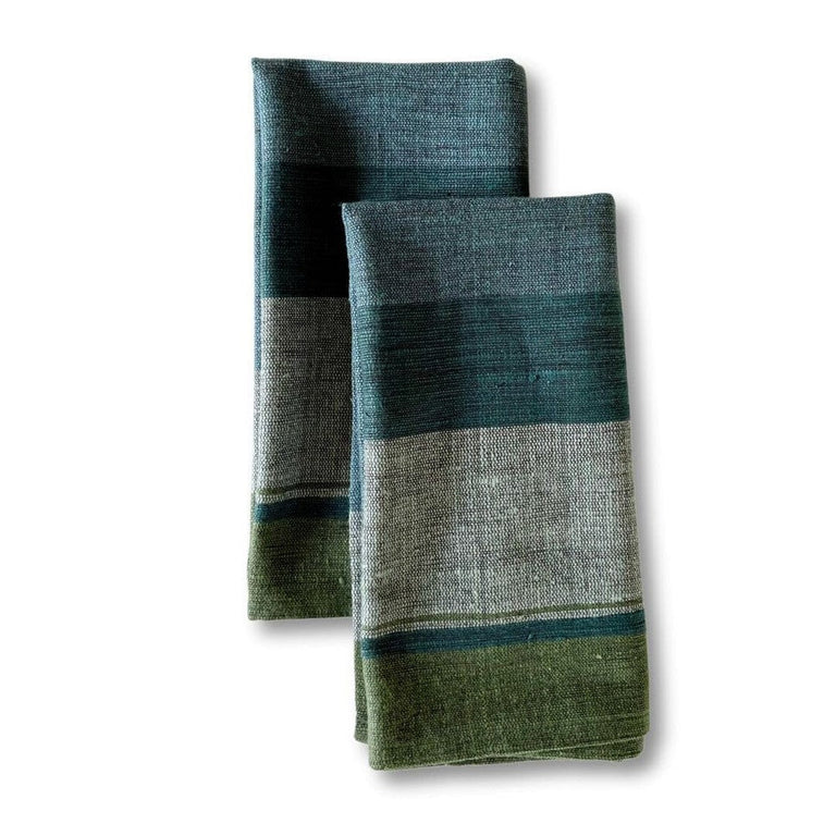 DALOL HANDWOVEN ETHIOPIAN COTTON NAPKINS | SET OF 2 | ENTERTAINING