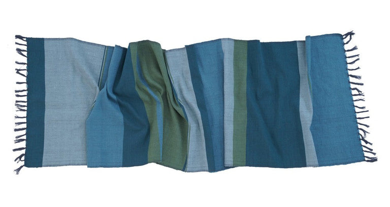 DALOL HANDWOVEN ETHIOPIAN COTTON TABLE RUNNER | ENTERTAINING