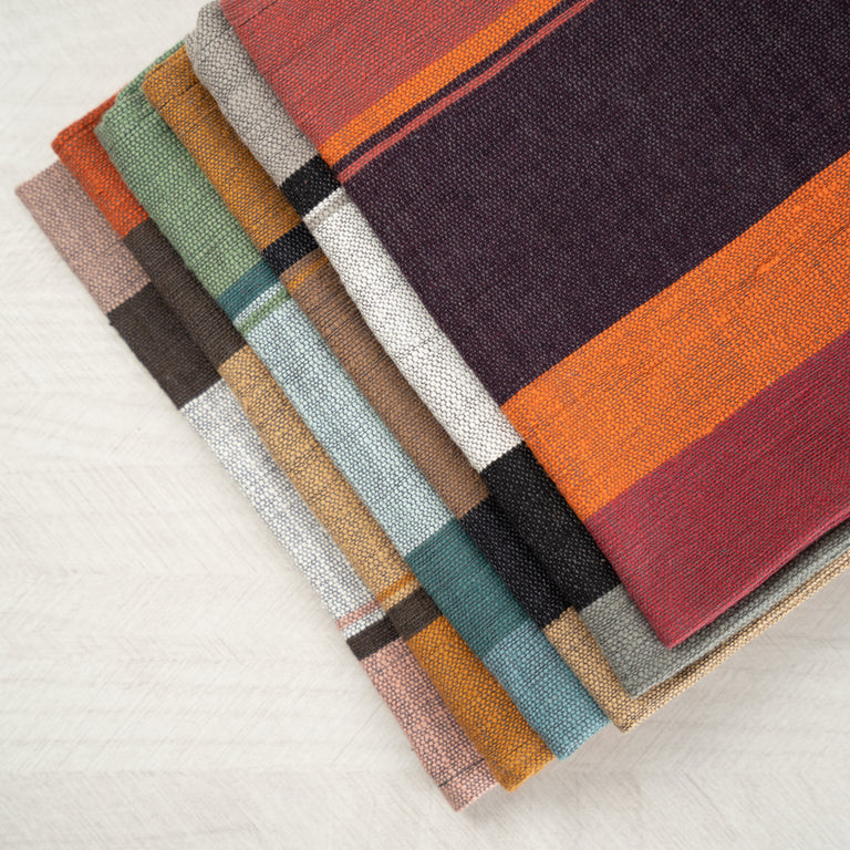 DALOL HANDWOVEN ETHIOPIAN COTTON NAPKINS | SET OF 2 | ENTERTAINING
