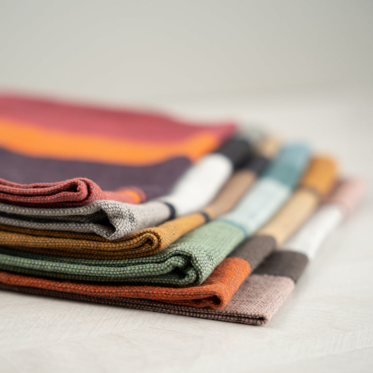 DALOL HANDWOVEN ETHIOPIAN COTTON NAPKINS | SET OF 2 | ENTERTAINING