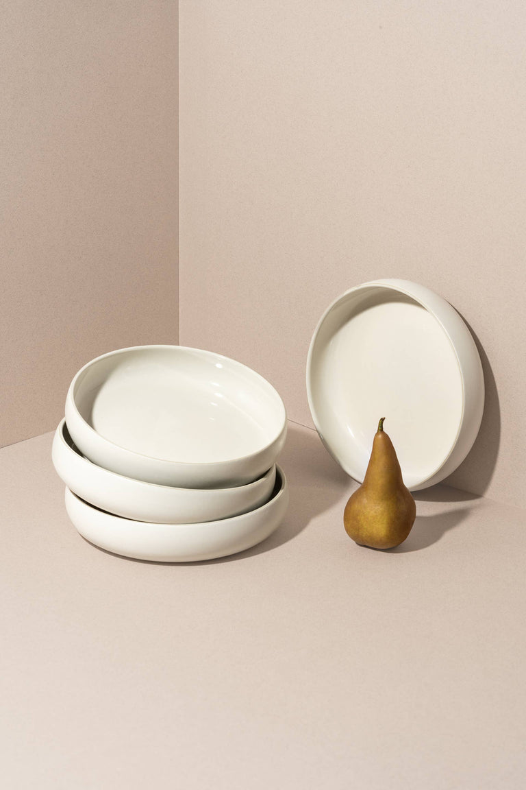 HANDMADE STONEWARE PASTA/SALAD PLATE | EDAN 7.9" | KITCHEN