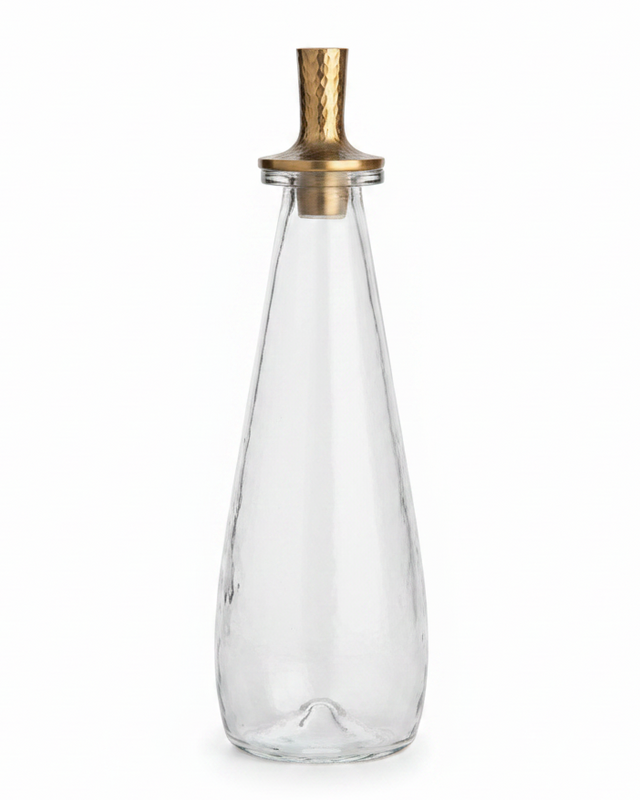 Pebbled Decanter Tall