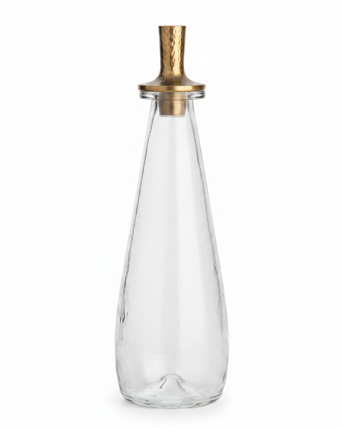 Pebbled Decanter Tall