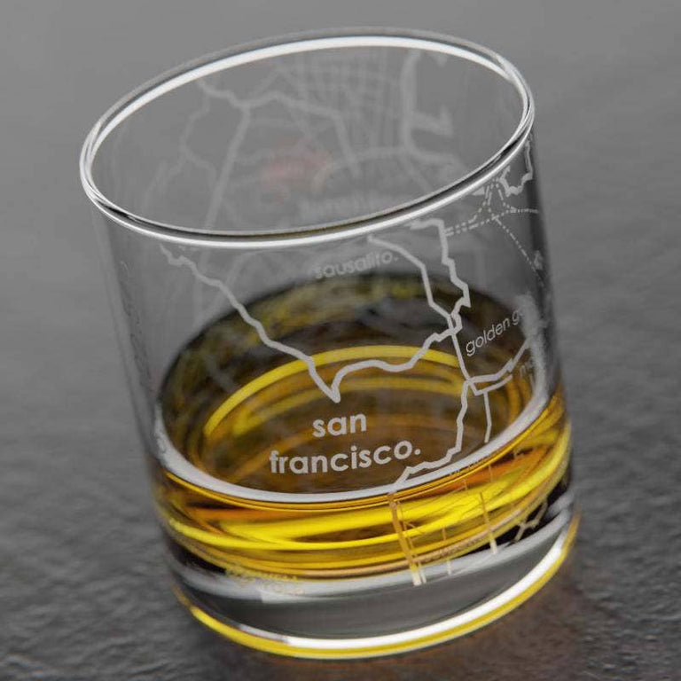 SAN FRANCISCO WHISKEY ROCKS GLASS