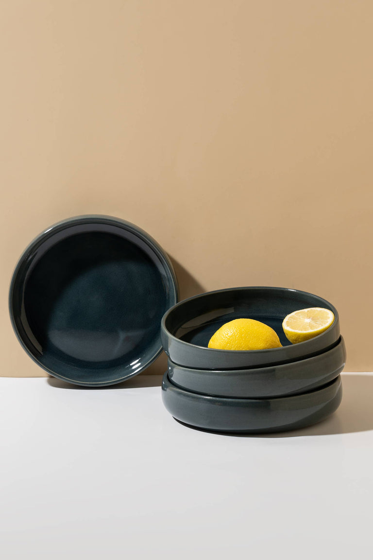 HANDMADE STONEWARE PASTA/SALAD PLATE | EDAN 7.9" | KITCHEN