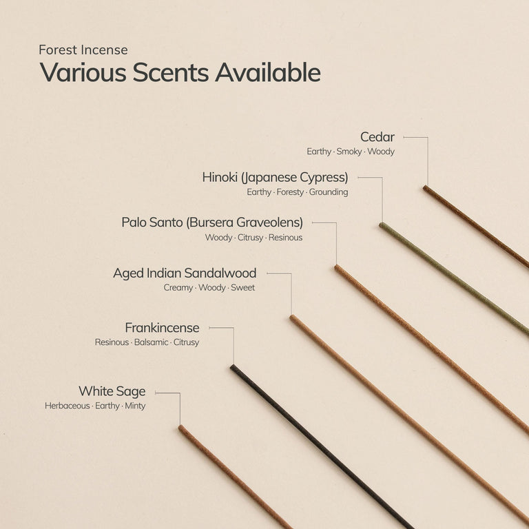 Hinoki Japanese Incense Stick Set 