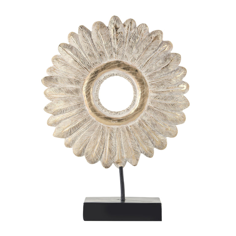 FEATHER DISK ON STAND | OBJECTS