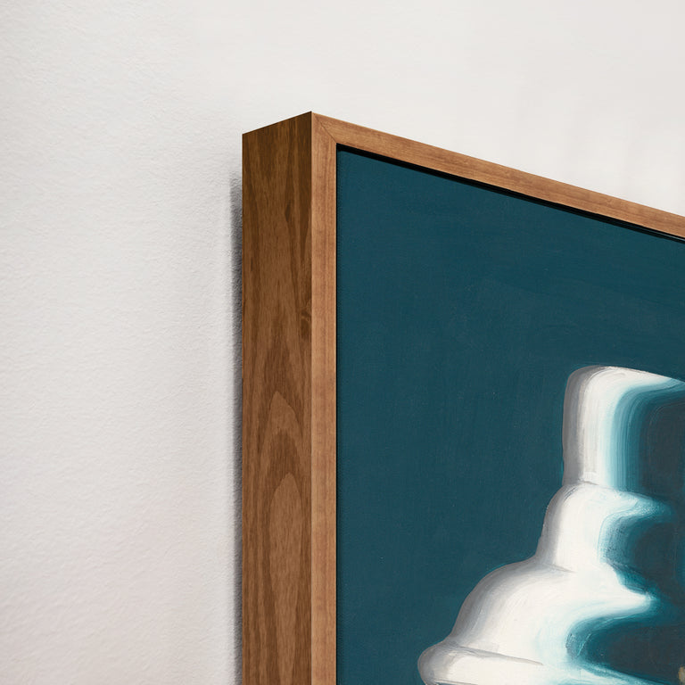 framed art canvas corner detail