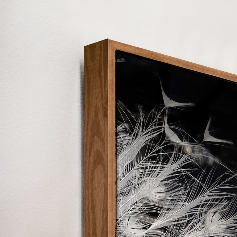 framed art canvas corner detail