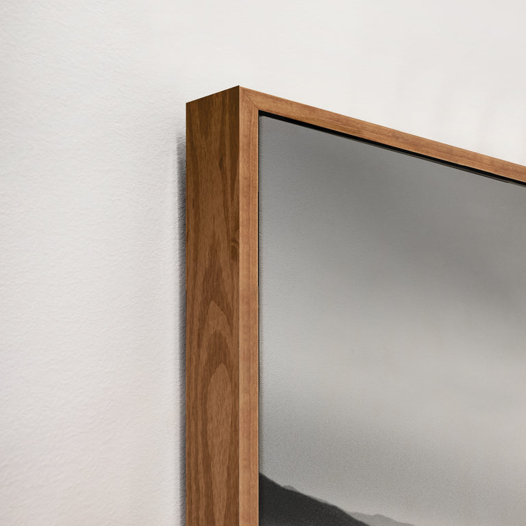 framed art canvas corner detail