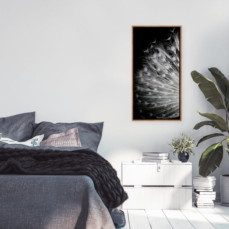 framed art canvas corner detail