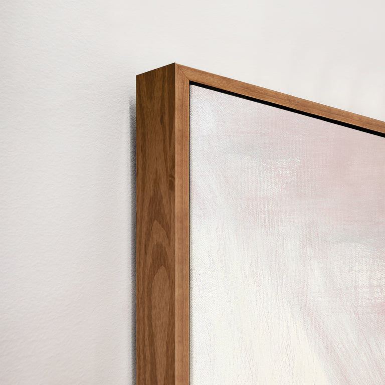 framed art canvas corner detail