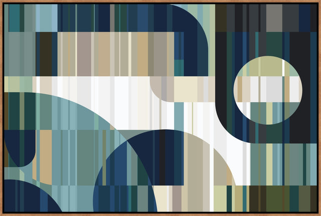 Blue Telemetry by Richard Ryder | wall art stretched canvas