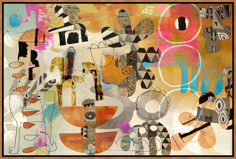 Levels by Nikki Chu | wall art stretched canvas