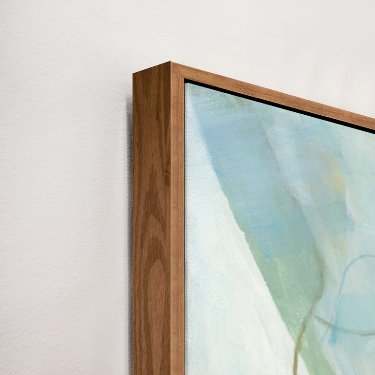 framed art canvas corner detail