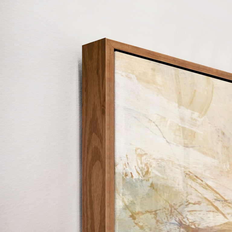 framed art canvas corner detail