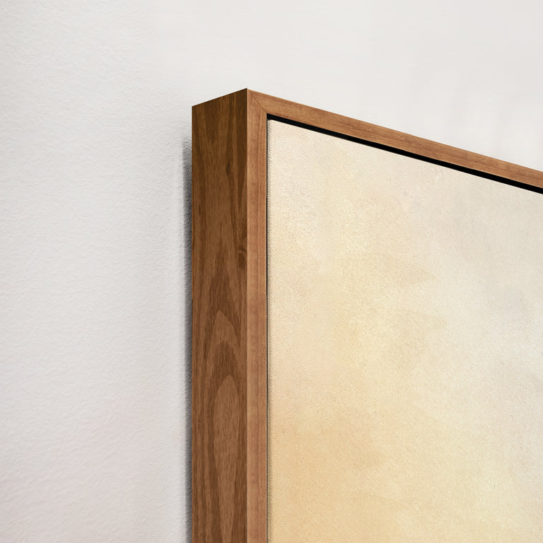 framed art canvas corner detail