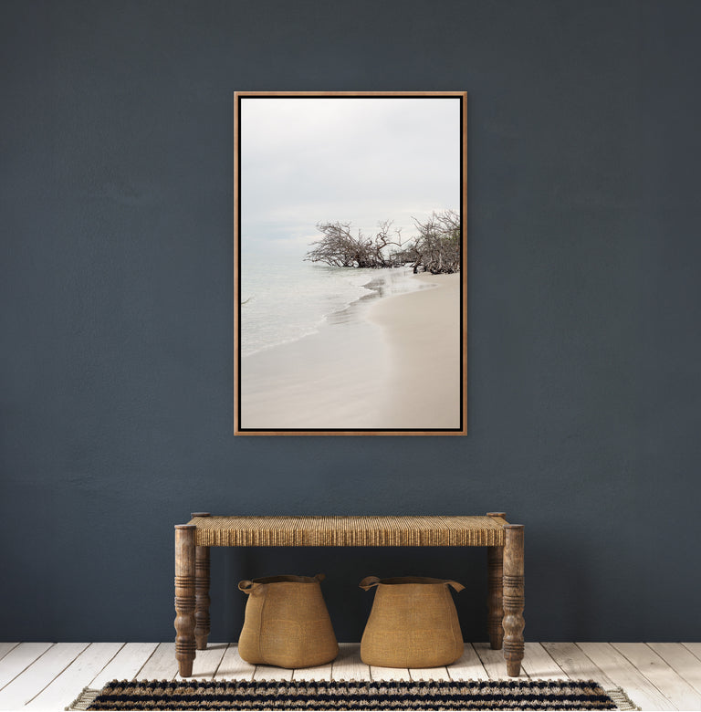 Deserted by Hampton + Dunes | wall art stretched canvas