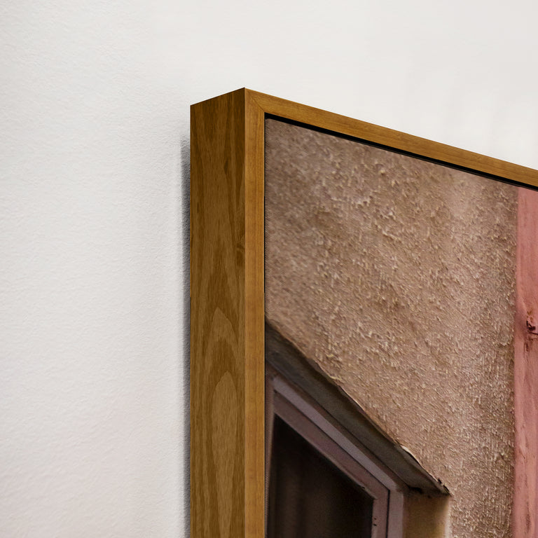 framed art canvas corner detail