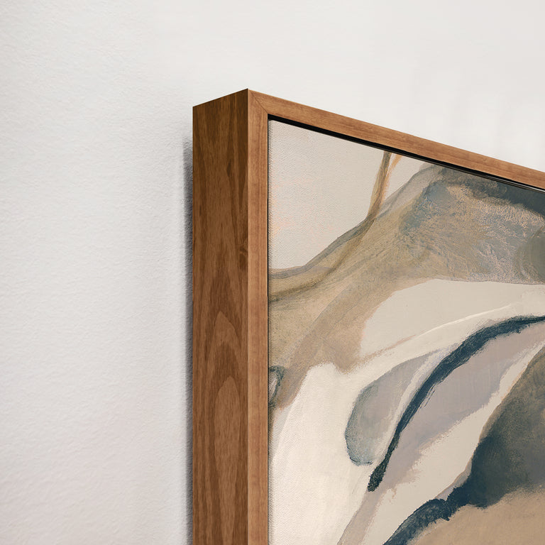 framed art canvas corner detail