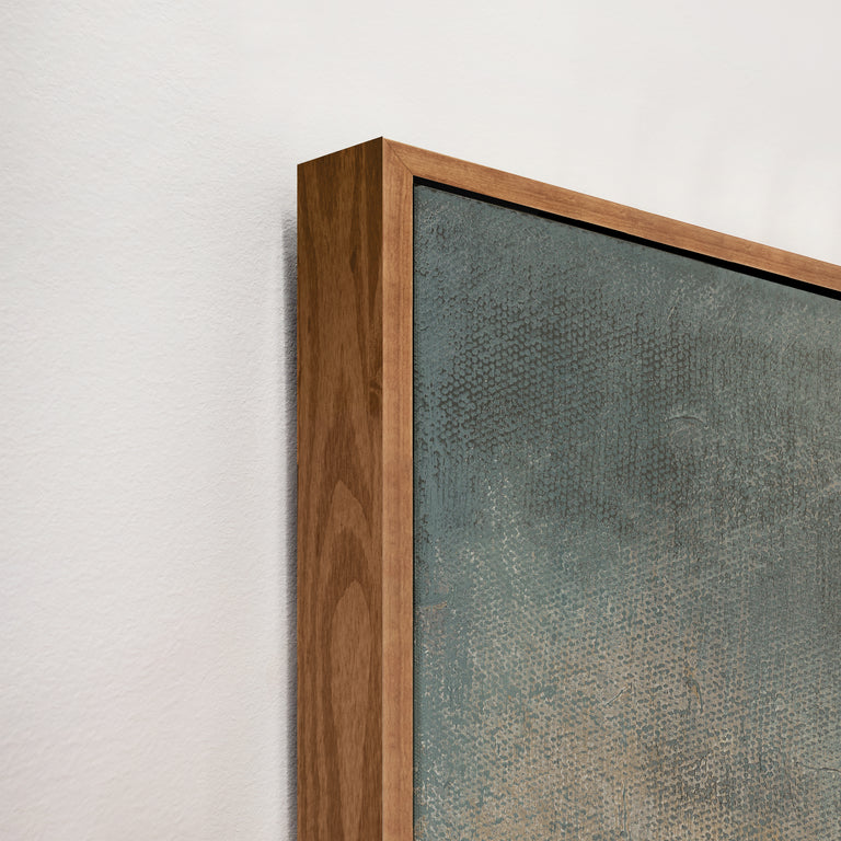 framed art canvas corner detail