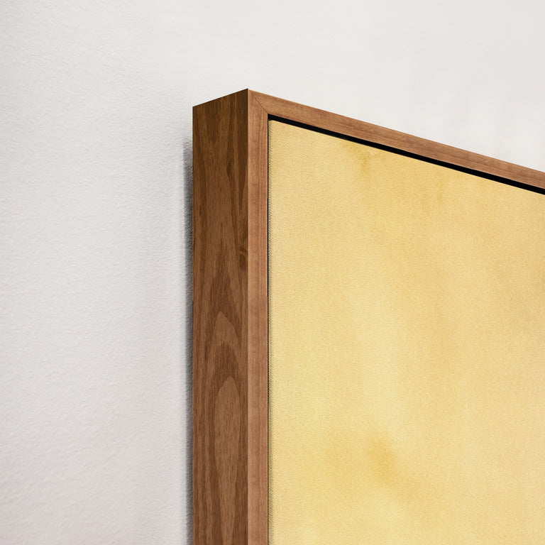 framed art canvas corner detail