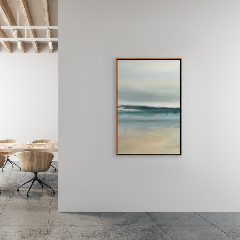 framed art canvas corner detail