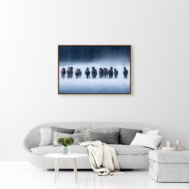 Horses by Lubo Perunko EP | wall art stretched canvas