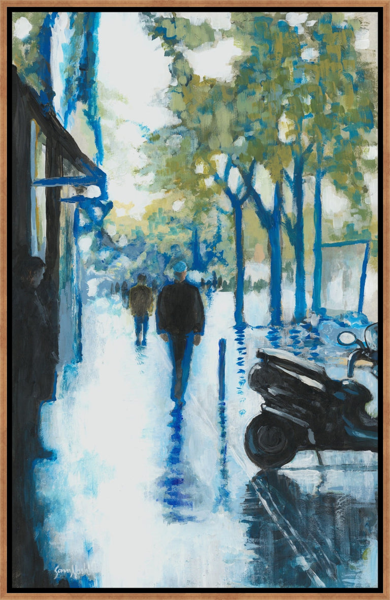 Saint Germain Des Pres by Sam Nash | wall art stretched canvas