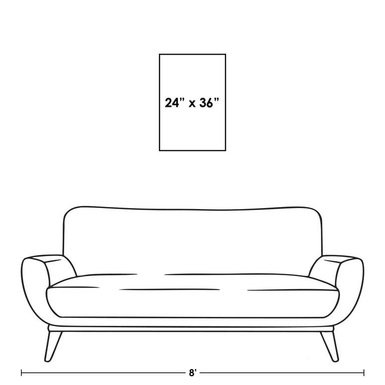 standard stretched canvas size 