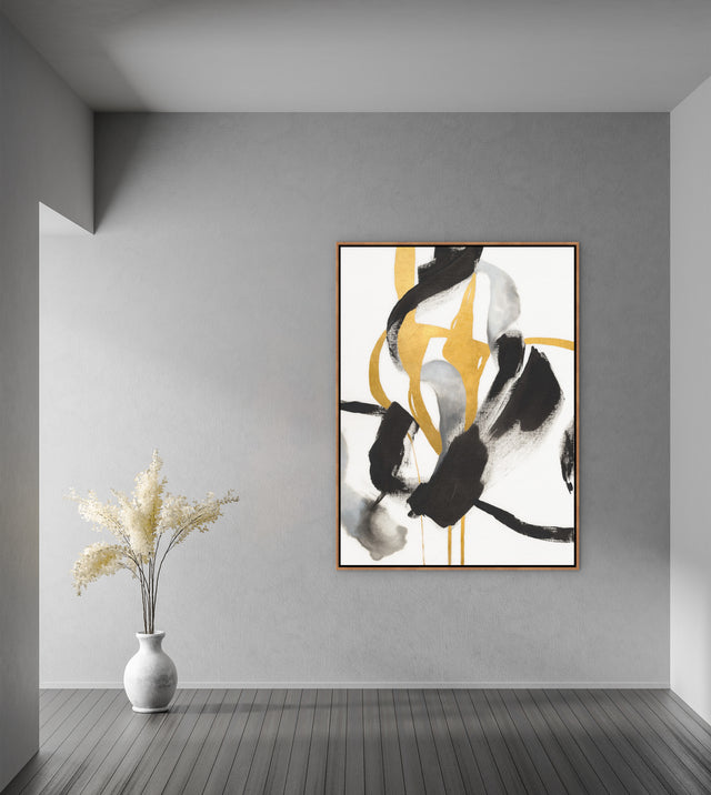 Golden Riff II by Jacob Lincoln | wall art stretched canvas