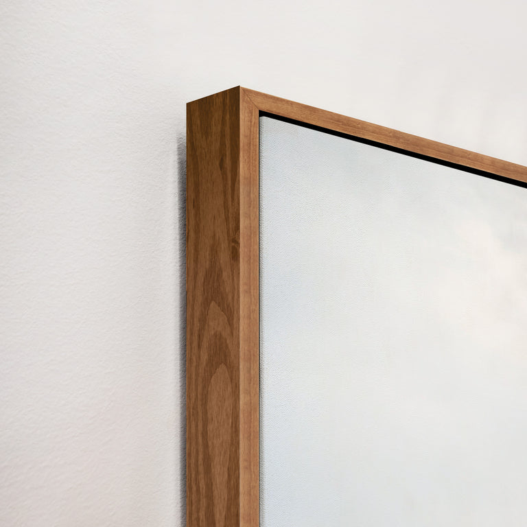 framed art canvas corner detail