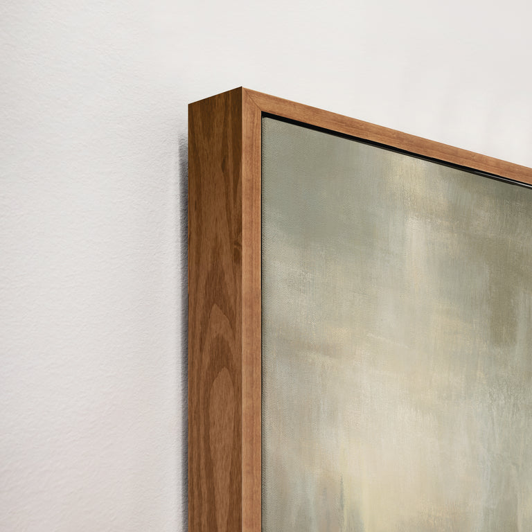 framed art canvas corner detail