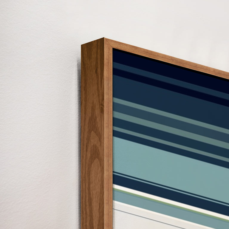 framed art canvas corner detail