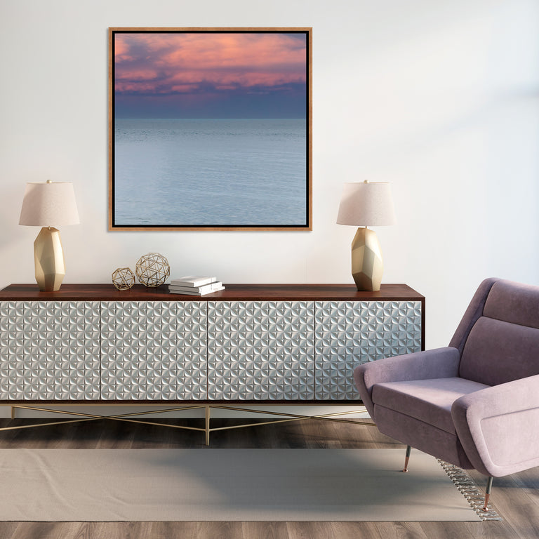 Colored Sky Boardwalk Panorama III by Richard Silver | wall art stretched canvas
