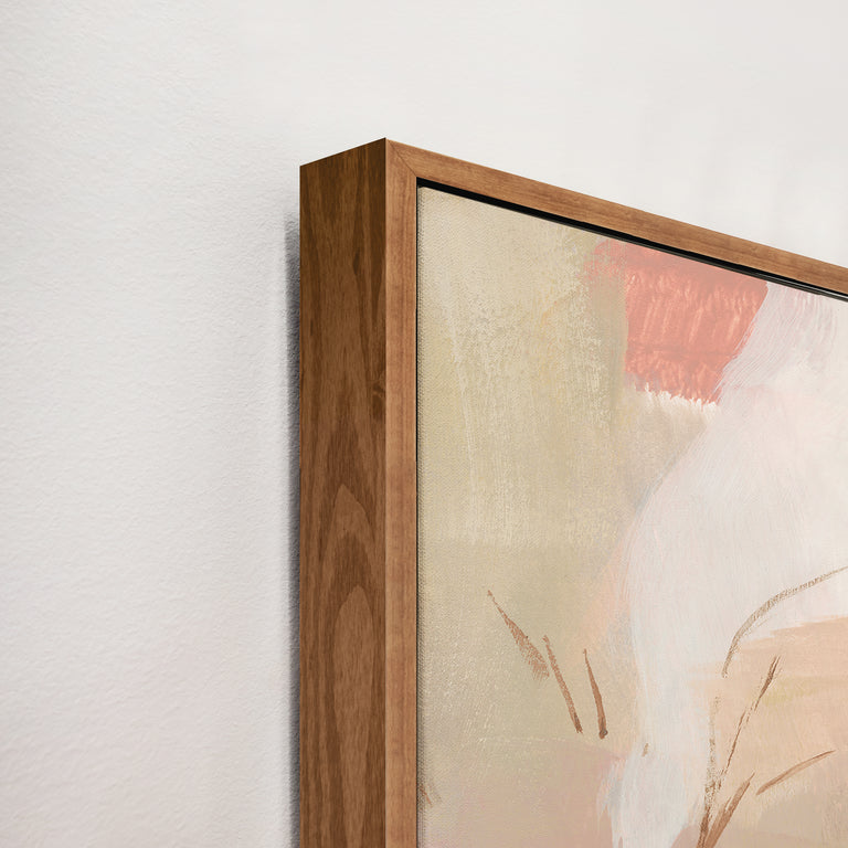 framed art canvas corner detail