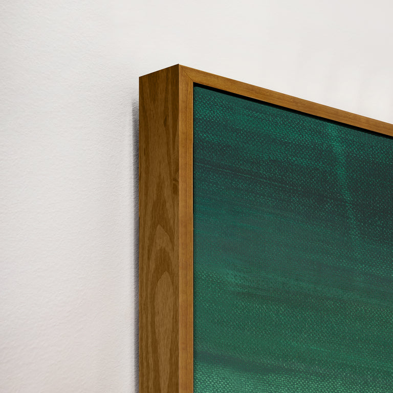 framed art canvas corner detail