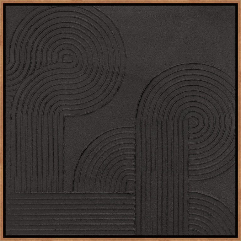 framed canvas corner detail