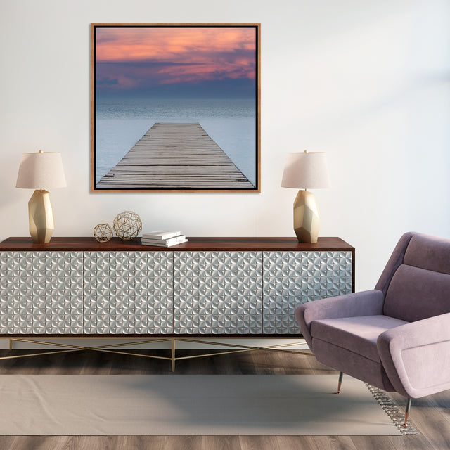 Colored Sky Boardwalk Panorama II by Richard Silver | wall art stretched canvas
