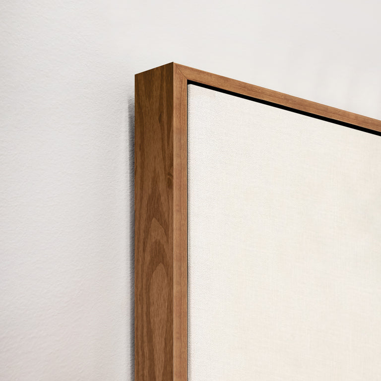 framed art canvas corner detail