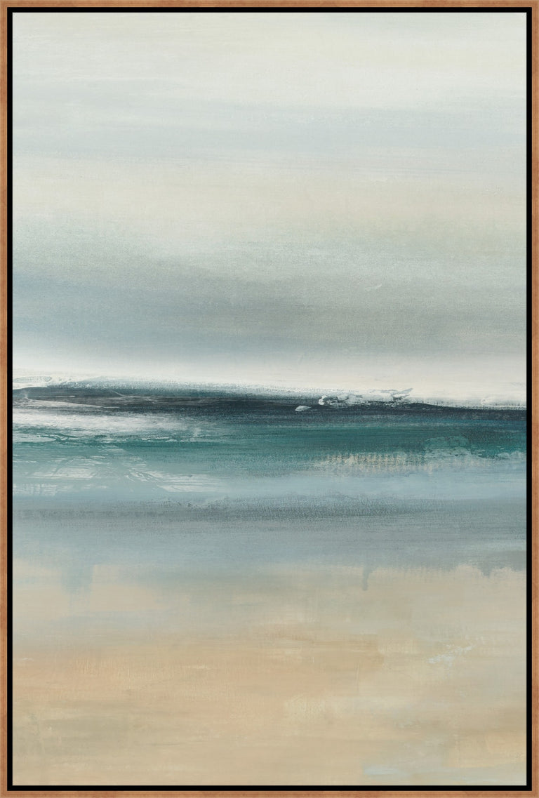 Beach Stroll II by Mari Urasawa | wall art stretched canvas