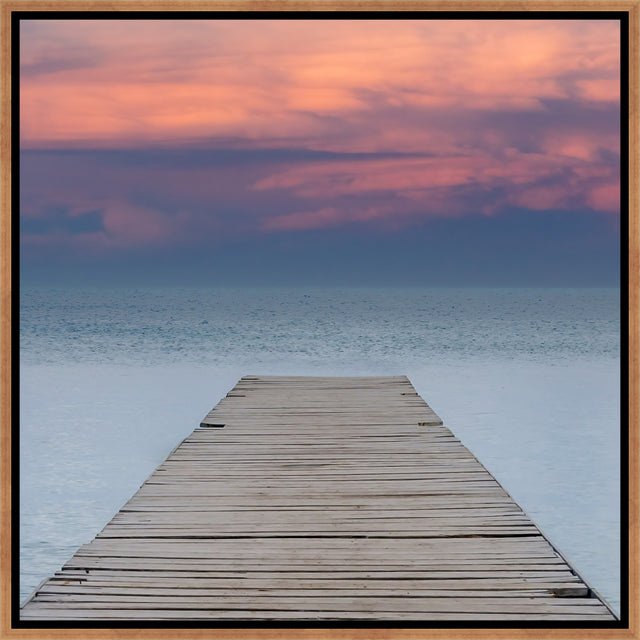 Colored Sky Boardwalk Panorama II by Richard Silver | wall art stretched canvas