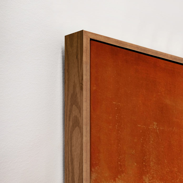 framed art canvas corner detail