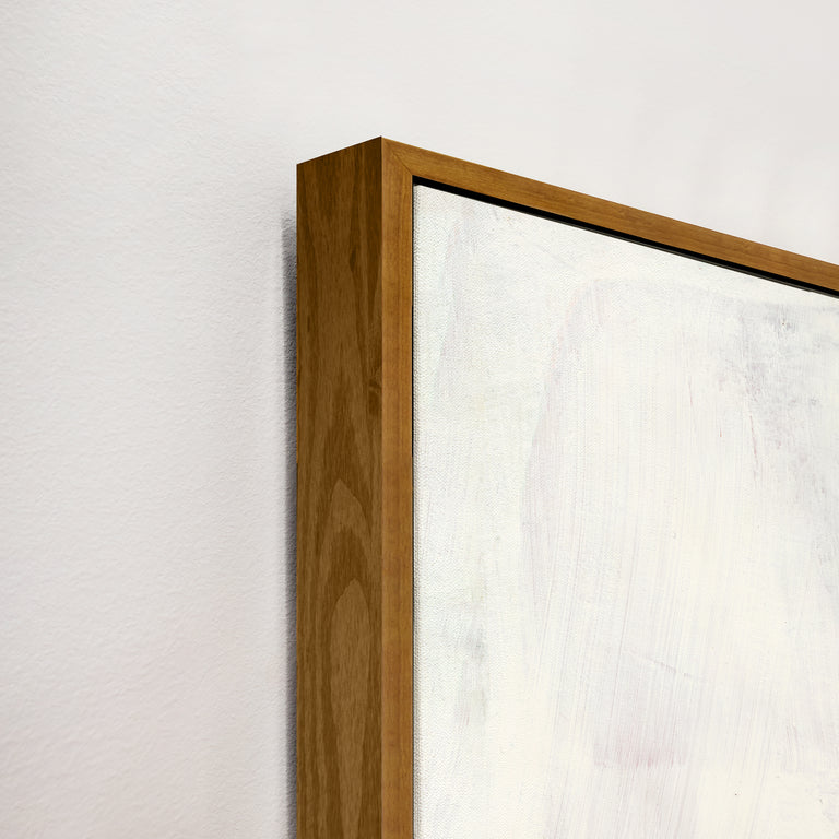 framed canvas corner detail