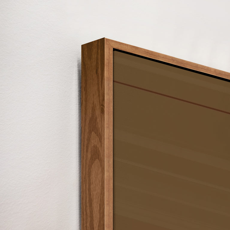 framed art canvas corner detail