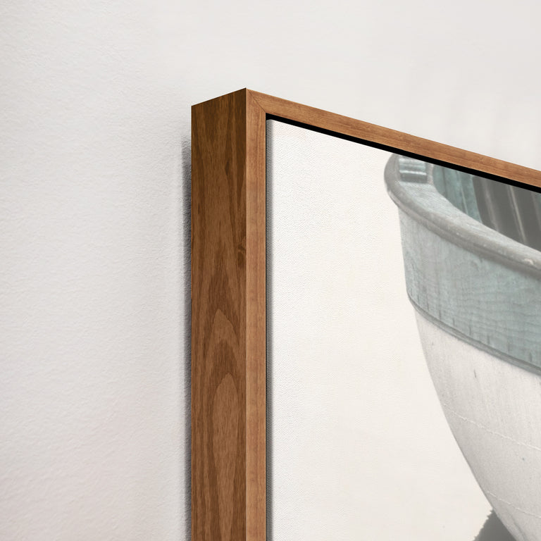 framed art canvas corner detail