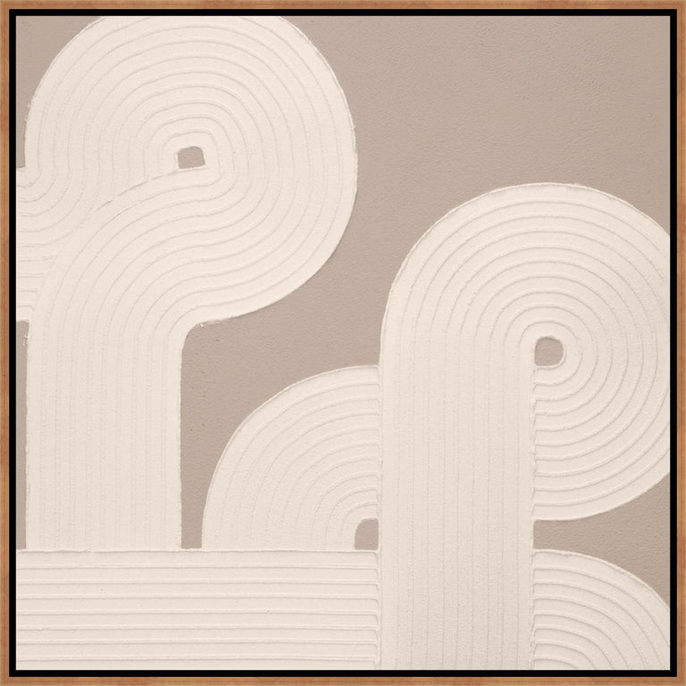 framed canvas corner detail